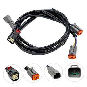 DT06-2S DT04-2P Motorcycle Rear Tail <b>Light</b> <b>LED</b> <b>Wiring</b> Harness for Replacement Repair - Product Image 5