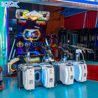 Machine de tir d'arcade 4 joueurs, simulateur de tir à monnayeur, machine de jeu vidéo pour centre de divertissement et parc d'attractions