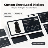 Rouleaux d'autocollants holographiques de forme personnalisée, étiquettes adhésives imperméables pour marques de luxe