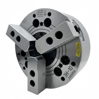 Mandrin DAS à 3 mors auto-centrant en acier pour tour, 4 pouces (96 mm), serrage hydraulique pour machine-outil CNC, 1"-8TPI