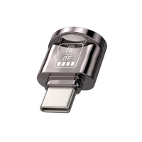Lecteur de carte USB 3.1 Type-C TF OTG haute vitesse 5 Gbps, mini lecteur de carte SD externe pour téléphones Samsung, drones DJI, caméras d'action