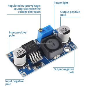 Convertisseur abaisseur de tension DC-DC LM2596, régulateur de tension 3.0-40V vers 1.5-35V, module d'alimentation abaisseur de tension - Product Image 2