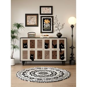 שולחן כתיבה מודרני קונסולת עץ מודרני סלון/חדר שינה/חדר שינה/משרד מחסן דירה/בית מלון - Product Image 5