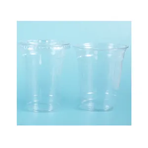 투명 드킹컵 생분해성 요거트 컵 재사용 가능한 요거트 플라스틱 컵
