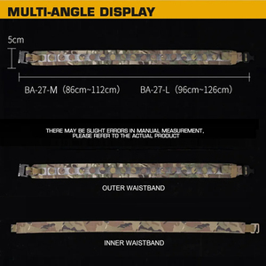 Cinturón Táctico Buckle Battle Belts, Cinturón de Camuflaje, Cinturón Táctico Ligero para Entrenamiento al Aire Libre - Product Image 2