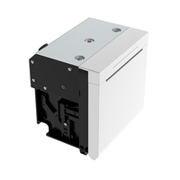 Printer Label Thermal Terintegrasi HSPOS 82 80mm, Kecepatan 250mm/s, Pemotong Otomatis, USB RS232, Roll 80mm, Penutup 3 Arah untuk Kios, Mesin Penjual Otomatis, dan POS