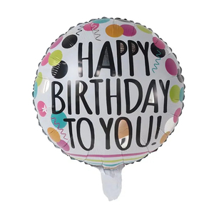Venta al por mayor de <span class=keywords><strong>globos</strong></span> de papel de aluminio flotante de Feliz Cumpleaños de 18 pulgadas Mylar Foil impreso <span class=keywords><strong>globos</strong></span> de <span class=keywords><strong>fiesta</strong></span> para decoraciones de cumpleaños - Product Image 4