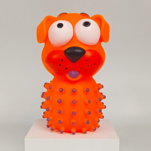 Direktvertrieb Großhandel Umweltfreundliches Vinyl Niedliches Stacheliges Schwein & Hund Kauspielzeug Interaktives Quietschendes Langeweile-Bekämpfungs-Spielzeug - Product Image 5