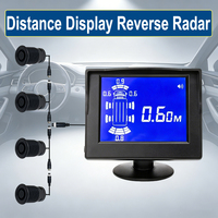 Sistema de Asistencia de Estacionamiento Comercial con Alerta de Voz, Pantalla LCD de 3.5'', 4 Sensores Digitales, Protección TVS para Excavadora, OEM/ODM