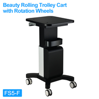 Multifunction Wholesale Mobile Beauty Salon Trolley Cart with Wheels Magnifying Glass Trolley for Salon Beauty
