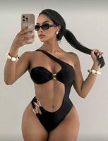 Traje de Baño PASUXI 2026, Bikini Sexy para Mujer, Traje de Baño de Una Pieza con Cuello en V, para Verano