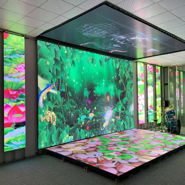 Best Selling Indoor P2.5 Led Rolling Floor Tiles Pressure Sensitive Floor Led Screen Display Led Dance Floor
