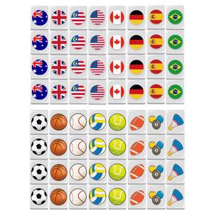 Set da Gioco da Tavolo <span class=keywords><strong>Seaside</strong></span> Escape con Blocchi, Palline Bandiera Nazionale, Puzzle Majong e Tessere Vuote - Product Image 1