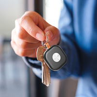 Traceur GPS iOS pour personnes âgées et animaux de compagnie, localisateur intelligent noir compatible avec l'application iOS