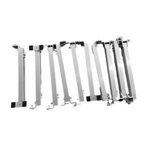 Support de montage réglable en aluminium GL pour panneaux solaires, pieds avant/arrière, résistance au vent élevée 60 m/s, résistance à la neige 3 KN/m, taille personnalisée pour - Product Image 2