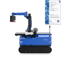Robot de chargement industriel pour le déchargement et la palettisation automatiques
