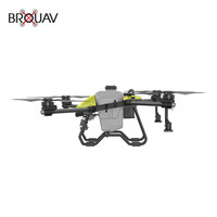 BROUAV Drone agricole avec moteur et engrenage Réservoir de pulvérisation de 20L rentable pour des opérations sûres et l'évitement d'obstacles