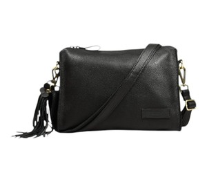Modern Black Crossbody Bag Crafted from Premium Leather Women Stylish <b>Shoulder</b> Handbag Adjustable <b>Strap</b> Everyday Fashion - Product Image 4
