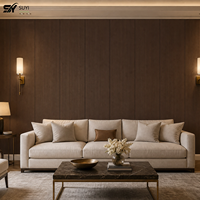 Paneles de Pared SPC con Textura de Madera, Resistentes al Fuego, Impermeables, Antiarañazos, Revestimiento Interior Moderno y Clásico