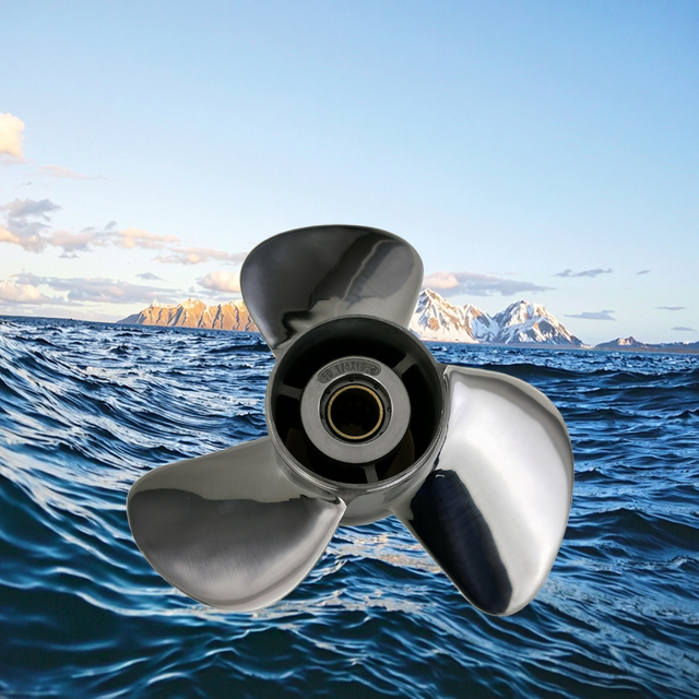 25-60HP Outboard Propeller New Stainless Steel 3-Blade Marine Accessory 10-3/8*13 Marine Propellers
