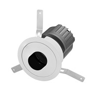 Downlight LED encastré moderne COB dimmable homologué ETL, anti-éblouissement, en aluminium, 20W, IP65, durée de vie de 50 000 heures, Ra90