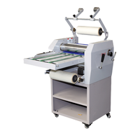 Machine à plastifier chauffante 350 mm A3/A4 pour papier, photos, autocollants, plastification automatique, coupe de haute qualité, bon marché