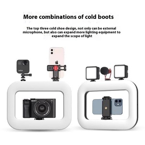 Luces de lámpara Led Selfie recargables con trípode para fotografía Video Live Streaming Studio - Product Image 3