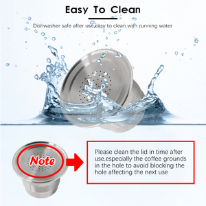 Capsules <span class=keywords><strong>de</strong></span> Café Rechargeables en Acier Inoxydable <span class=keywords><strong>de</strong></span> Qualité Alimentaire Pour Machines Nespresso, Provenant <span class=keywords><strong>de</strong></span> l'Usine Chinoise Wareset - Product Image 5