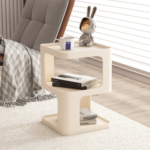 Table d'angle simple <span class=keywords><strong>en</strong></span> <span class=keywords><strong>fer</strong></span> <span class=keywords><strong>forgé</strong></span>, moderne et luxueuse, petite table basse de <span class=keywords><strong>chevet</strong></span> de style nordique pour canapé de salon - Product Image 4