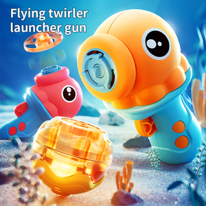 <span class=keywords><strong>Lanceur</strong></span> Gyroscopique Pieuvre Multifonctionnel Personnalisé pour Enfants, Jouet <span class=keywords><strong>Pistolet</strong></span> Lumineux <span class=keywords><strong>avec</strong></span> Disque Volant pour Jeu en Extérieur - Product Image 4