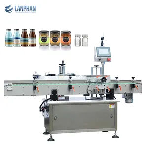 automatic cooking oil mt 50 round taper bottle labelling machine