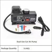 Pompe à air portable mini 12V en acier inoxydable pour la maison et la voiture, compresseur d'air pour voiture