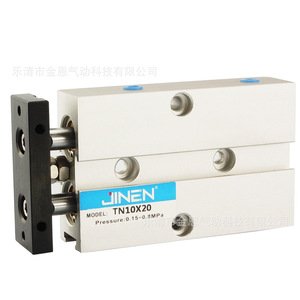 กระบอกสูบคู่ JINEN รุ่น TNTDA ซีรีส์ 10 16 20 25 32 40 มม. ระยะชัก ตัวเรือนอะลูมิเนียม แบบมาตรฐาน - Product Image 3