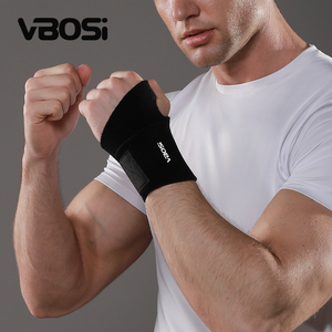 Vbosi 3338 Nhà Sản Xuất Cao Su Tổng Hợp Hỗ Trợ Cổ Tay Brace Thể Thao Tập Thể Dục Đào Tạo Tay Bảo Vệ Cổ Tay Kết Thúc Tốt Đẹp Với Vòng Lặp Ngón Tay Cái - Product Image 1