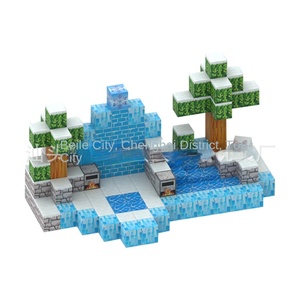 ตัวต่อแม่เหล็ก <span class=keywords><strong>My</strong></span> Building Block World ชุด 40 ชิ้น ของเล่นพลาสติกเสริมพัฒนาการ DIY สำหรับเด็กชายและเด็กหญิง ธีมสัตว์และธรรมชาติ เหมาะเป็นของขวัญวันเกิด - Product Image 5