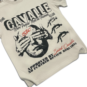 เสื้อยืดโอเวอร์ไซส์สีกากีคุณภาพสูงสำหรับผู้ชาย พิมพ์ลายกราฟิกสีเข้มสไตล์วินเทจแนวสตรีทแวร์ ขายส่ง - Product Image 5