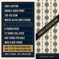 Kain Khusus Upacara Penamaan Hari Jadi, Kain Katun Lilin Custom 130-135 GSM 44/45 Inch 600 Yard Per Bale Nigeria