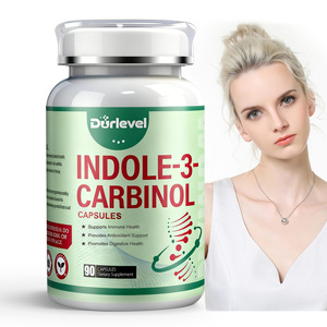Capsules d'indole-3-carbinol, antioxydant, mélange personnalisé de pépins de raisin, marque privée, service OEM ODM, certifié HACCP NSF GMP ISO - Product Image 1