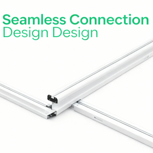 Binario per Tende in Alluminio Ecologico con Barra Silenziosa in Plastica, Montaggio a Soffitto con Runner e Staffe - Product Image 3