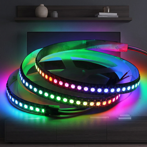 RGB <b>LED</b> Strip Light 5M WS2812B <b>SMD</b> Epistar DC 12V Remote Control Dimmable IP65 3-Year Warranty - Product Image 1