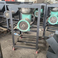 Broyeur à viande électrique commercial haute puissance et haute efficacité, moteur 4KW, broyeur multifonctionnel pour os de poulet et de poisson, pour aliments pour chiens
