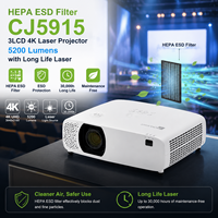 Proyector Láser 4K 3LCD CJ5915 con Altavoz Integrado de 16W y HDMI, 5200 Lúmenes
