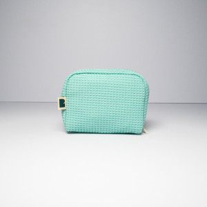 Vintage Style Women's Polyester-waffle Travel Cosmetic Bag Zipper Closure Custom Logo Customizable Size Color Makeup <b>Storage</b> - Product Image 5