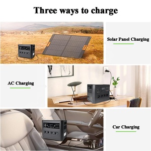 สถานีชาร์จพกพา 220v EU UK US Warehouse 110v 2000wh  สถานีไฟฟ้าสำรองฉุกเฉินสำหรับระเบียง 1000w 2000w - Product Image 5
