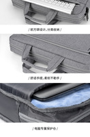 Sac pour ordinateur portable pour hommes d'affaires en gros, sac de loisirs pour le bureau, sac étanche pour étudiants, sac pour documents, sacoche