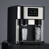 Distributeur automatique portable de glaçons Machine à glaçons 3 en 1 à économie d'énergie avec broyeur à glace et distributeur d'eau