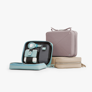 Leather Power Bank Case Tech Essential Bag Multi-functional Large Travel Cable Earphone Digital Gear Organizer w Air Tag Case - Product Image 5