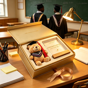 Vente en gros usine – Figurines en peluche FUXI : Ours commémoratifs, pendentifs, jouets en polyester, ensembles cadeaux tendance pour étudiants - Product Image 2