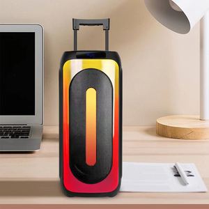 EDEN audio-altavoz con efecto de fuego para fiesta al aire libre, Altavoz Bluetooth dual de 10 pulgadas con caja de sonido con carrito - Product Image 5