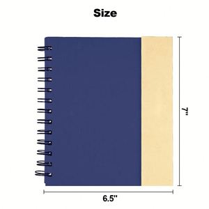 Bloc de Notas Portátil Personalizado con Marcadores Adhesivos de Colores, Cubierta de Papel, Cuaderno Espiral con Bolígrafo - Product Image 2